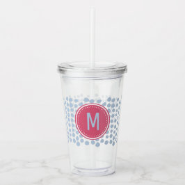 MONOGRAM Tumbler Acryltrinkbecher