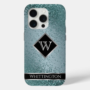 Monogram Twinkle Ombre - Aquamarin Case-Mate iPhone Hülle
