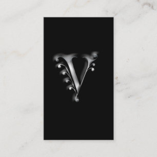 Monogram V-Visitenkarten Visitenkarte