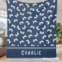 Monogram Video Gamer Pattern Individuelle Name