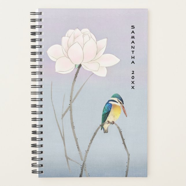 Monogram Vintag Kingfisher Small Planner Planer (Vorderseite)