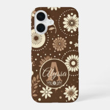 Monogram Vintage Floral Harmony