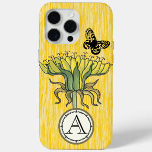 Monogram Vintage Modern Löwenzahn-Blume iPhone Case-Mate iPhone Hülle