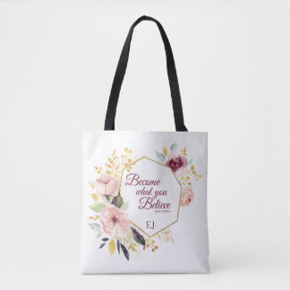 Monogram Watercolor Floral Gold Matthew Scripte
