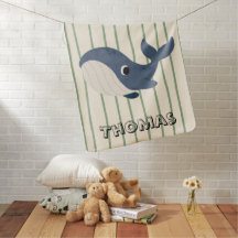 Monogram Watercolor niedliche Waltrendstreifen