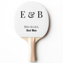 Monogram Wedding Trauzeuge Gift Personalisiert Bla