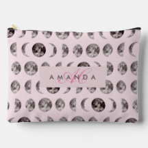 Monogram Whimsical Dreamy Moon Phases