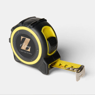 Monogram with Initial  & Custom Name Personalized Maßband