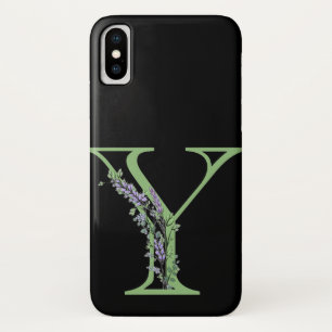 Monogram Y Lavendel Eucalyptus Case-Mate iPhone Hülle