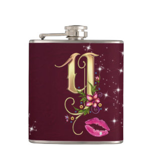 Monogram Y Wrapped Flask, 6 oz. Flachmann