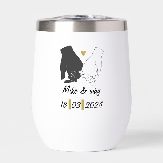 Monograme aus Gold und Schwarz (Vorderseite)