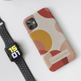 Monograme des Abstrakten Circle Case-Mate iPhone 14 Pro Max Hülle