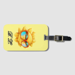 Monogramed Sun Gepäckanhänger