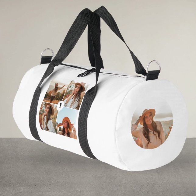 Monogramm 10 FotoCollage Duffle Bag (Von Creator hochgeladen)