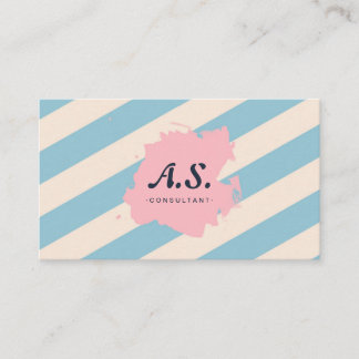 Monogramm 2 visitenkarte