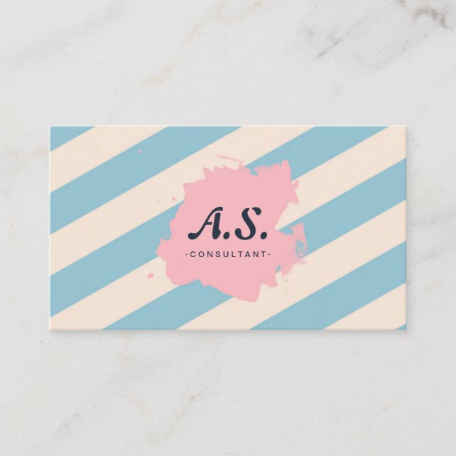 Monogramm 2 visitenkarte (Vorderseite)
