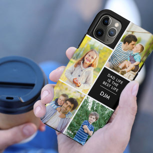 Monogramm 4 Foto Vaters Leben ist das beste Leben  Case-Mate iPhone Hülle