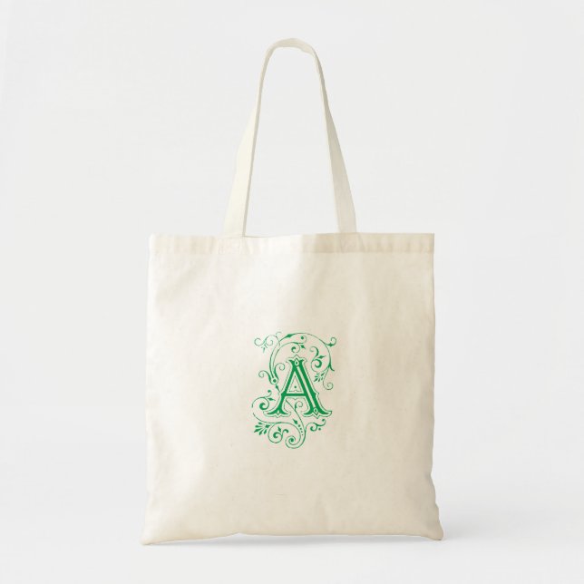 Monogramm "A"-Tasche Tragetasche (Vorne)