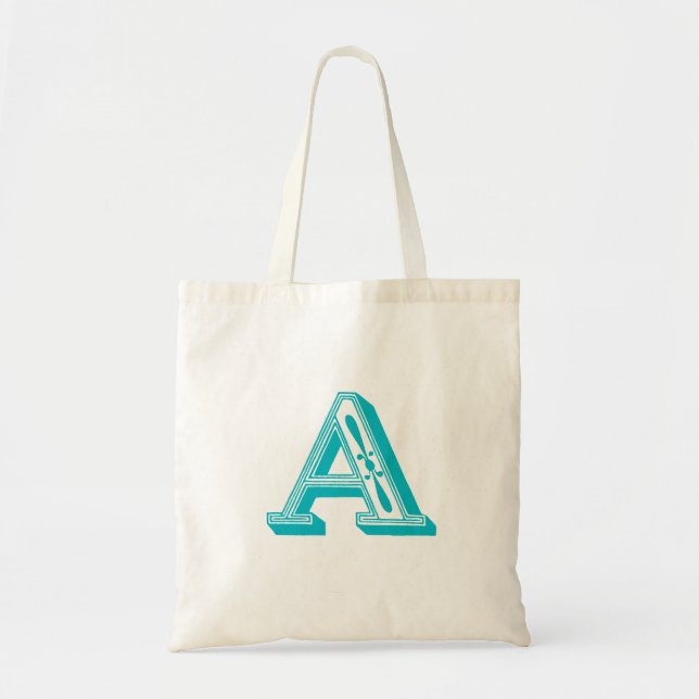Monogramm "A"-Tasche Tragetasche (Vorne)