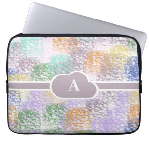 Monogramm Abstrakt Laptopschutzhülle