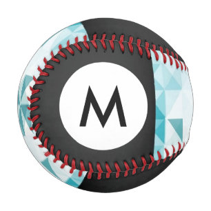 Monogramm Abstrakter geometrischer Hintergrund Baseball