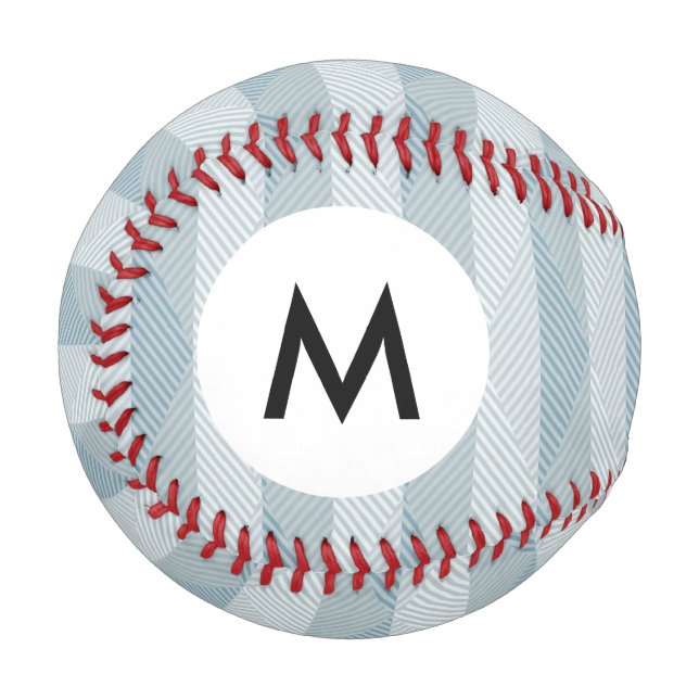 Monogramm Abstrakter Vektor-Hintergrund Baseball (Vorderseite Links)