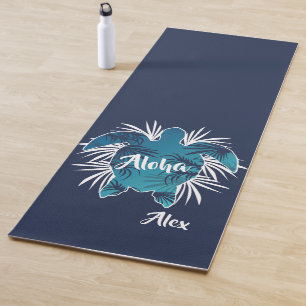 Monogramm Aloha Tropenkurse Yogamatte