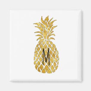 Monogramm-Ananas Magnet