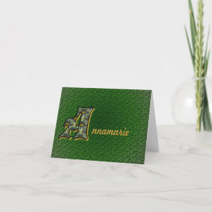 Monogramm Anfangsbuchstabe A Gänseblümchen Kunst P
