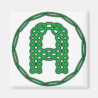 Monogramm Anfangsbuchstabe A im keltischen Stil