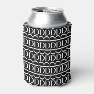 Monogramm-Anfangsbuchstabe D, wählen Dosenkühler