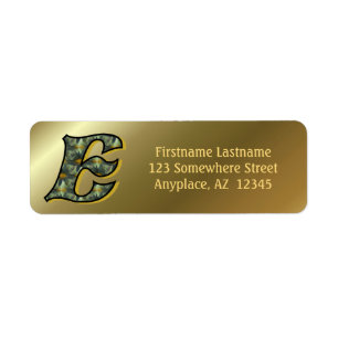 Monogramm Anfangsbuchstabe E Gänseblümchen Kunst R