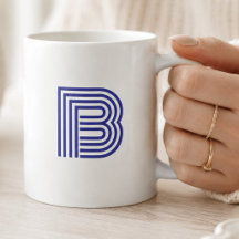 Monogramm Anfangsbuchstabe Einfach Minimal Modern 