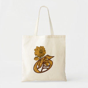 Monogramm Anfangsbuchstabe G Elegante Gold-Pfingst Tragetasche