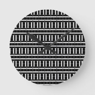 Monogramm-Anfangsbuchstabe H, wählen Runde Wanduhr