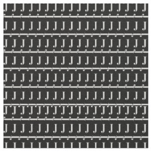 Monogramm-Anfangsbuchstabe J, wählen Stoff