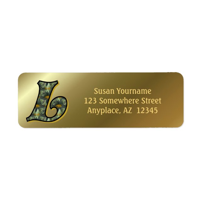 Monogramm Anfangsbuchstabe L Gänseblümchen Kunst R (Vorne)