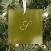 Monogramm Anfangsbuchstabe minimalistisches Salbei