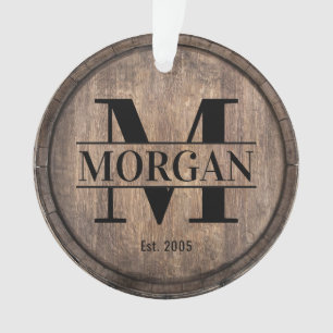 Monogramm Anfangsbuchstabe Vintage Familienname Fa Ornament