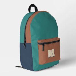 Monogramm-Anfangsmulticolor Bedruckter Rucksack
