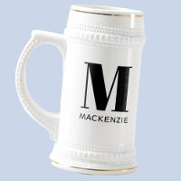 Monogramm Anfangsname Einfach Personalisiert