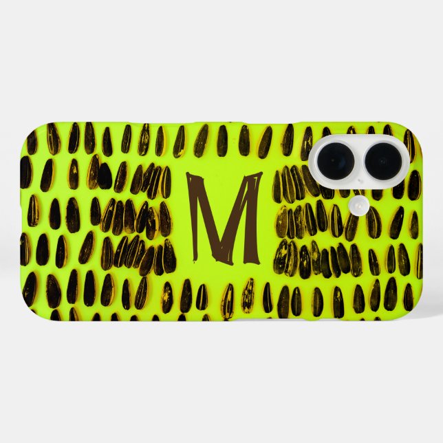 Monogramm Anpassbare Coole Ausschneidung einzigart Case-Mate iPhone Hülle (Rückseite (Horizontal))