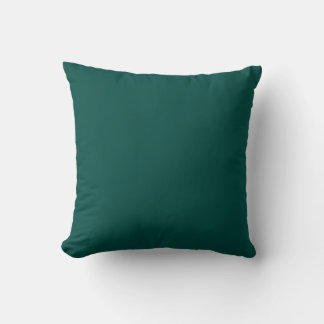 MONOGRAMM aquamarin-blauer Brauch Kissen
