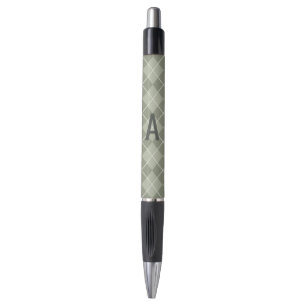 Monogramm Argyle Schreibstift-Geschenk Kugelschreiber