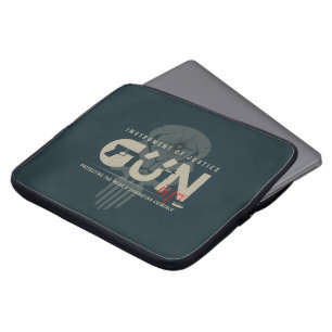 Monogramm Art of Gun (2) Laptopschutzhülle