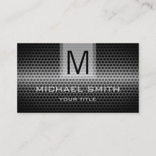 Monogramm aus beruflichem Edelstahl #2 Visitenkarte