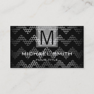 Monogramm aus beruflichem Edelstahl #6 Visitenkarte
