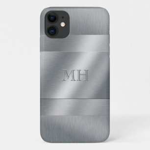 Monogramm aus cool gebürstetem Metall Case-Mate iPhone Hülle