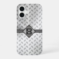 Monogramm aus Diamantblech