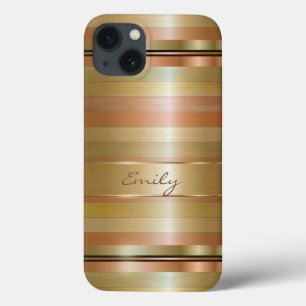 Monogramm aus metallischem Gold und Kupfer Case-Mate iPhone Hülle